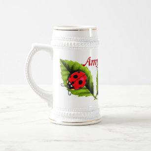 Jarra De Cerveza Ladybugs