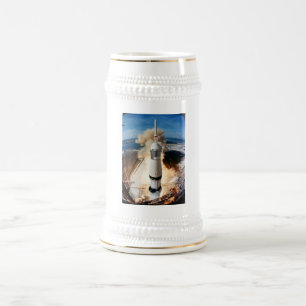 Jarra De Cerveza Lanzamiento del cohete Apolo Saturno V a la Luna 1