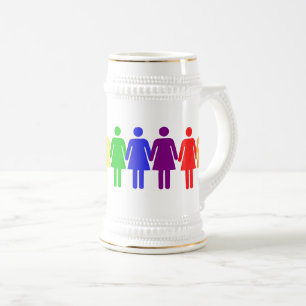Jarra De Cerveza las derechas de las mujeres 2017 LGBTQIA