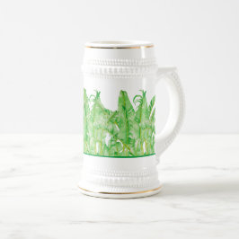 Jarra De Cerveza Las hojas de plátano al vapor