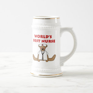 Jarra De Cerveza Las mejores camisetas y regalos de enfermería del