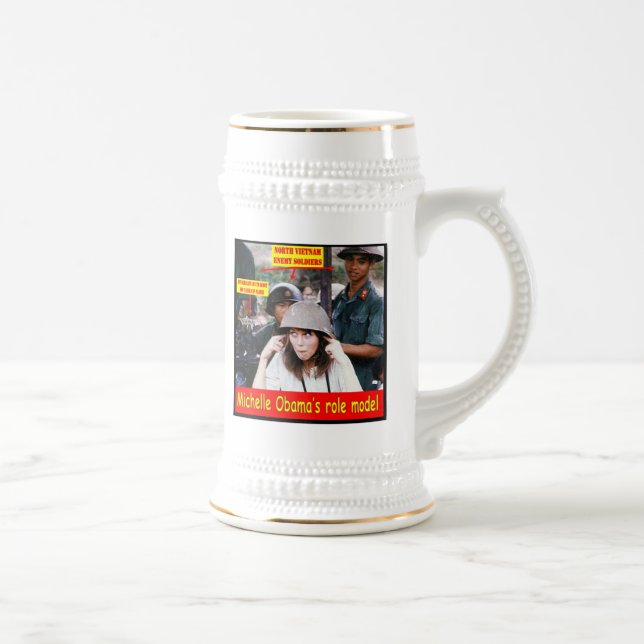 JARRA DE CERVEZA LECCIÓN DE HISTORIA PARA LOS JÓVENES AMERICANOS (Derecha)