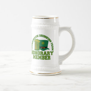 Jarra De Cerveza Leprechaun Beinking Team mug - elegir estilo
