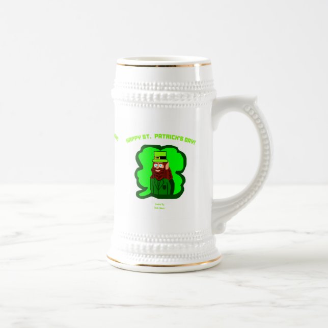 Jarra De Cerveza Leprechaun Magic Stein Mug (Derecha)