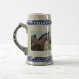 Jarra De Cerveza Línea de finalización de carreras de caballos