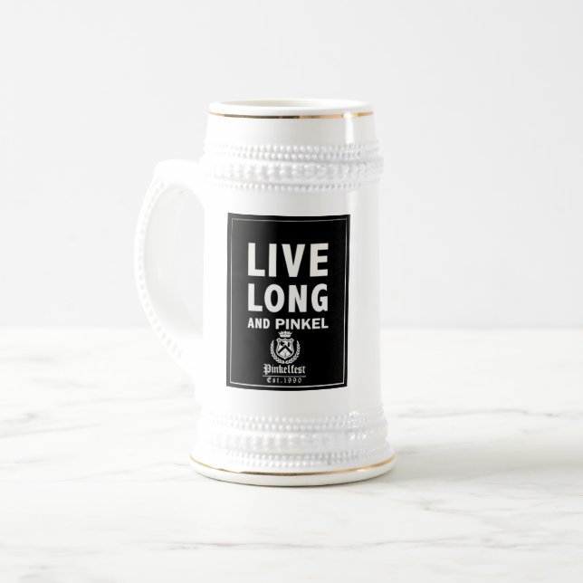 Jarra De Cerveza Live Long Stein (Anverso izquierdo)