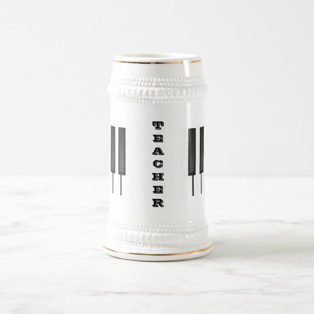 Jarra De Cerveza Llaves del piano (Centro)