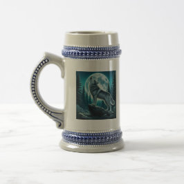 Jarra De Cerveza Lobo Aullador