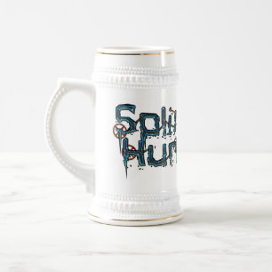 Jarra De Cerveza Logotipo astillado Stein de la humanidad