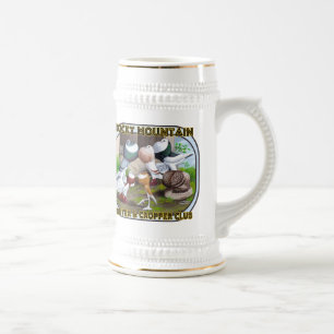 Jarra De Cerveza Logotipo del club de la montaña rocosa