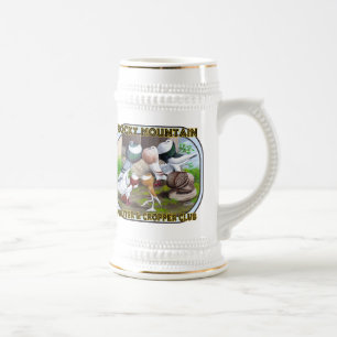 Jarra De Cerveza Logotipo del club de la montaña rocosa