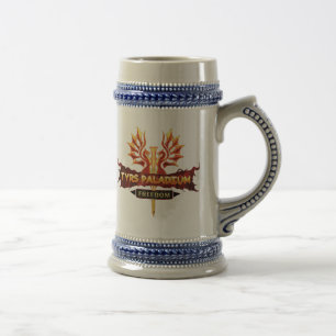 Jarra De Cerveza Logotipo del Paladio Tyrs Mugs & Beer Steins