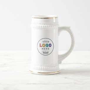 Jarra De Cerveza Logotipo Empresarial de Marca Personalizada
