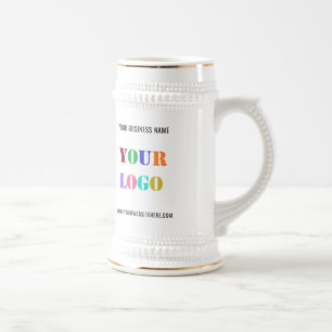 Jarra De Cerveza Logotipo personalizado Texto Beer Stein promociona