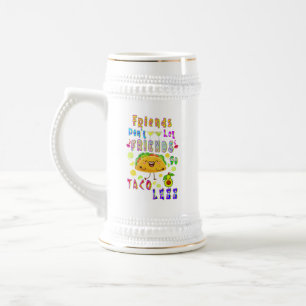 Jarra De Cerveza Los amigos no dejan que los amigos se vuelvan meno