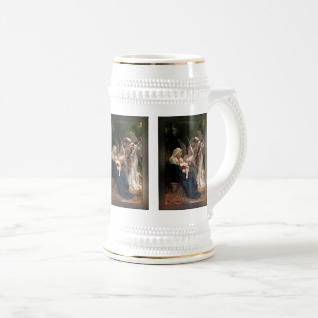 Jarra De Cerveza Los ángeles de William Adolphe Bouguereau (Anverso derecho)