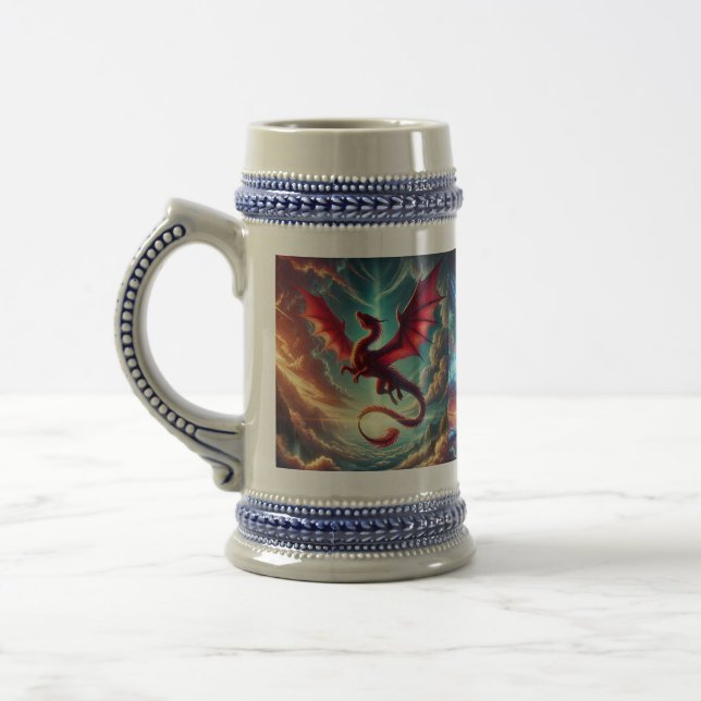 Jarra De Cerveza Los dragones (Izquierda)
