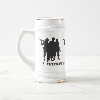 JARRA DE CERVEZA LOS E.E.U.U. CERVEZA STEIN DEL VETERANO