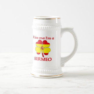 Jarra De Cerveza Los españoles personalizados me besan que soy
