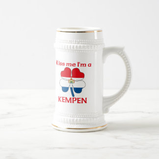 Jarra De Cerveza Los holandeses personalizados me besan que soy