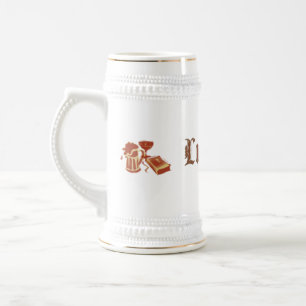 Jarra De Cerveza Los hombres Stein de Luther