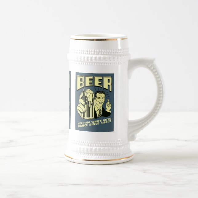 Jarra De Cerveza Los individuos blancos de ayuda bailan desde 1842 (Derecha)