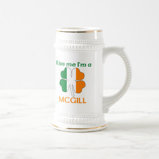 Jarra De Cerveza Los irlandeses personalizados me besan que soy