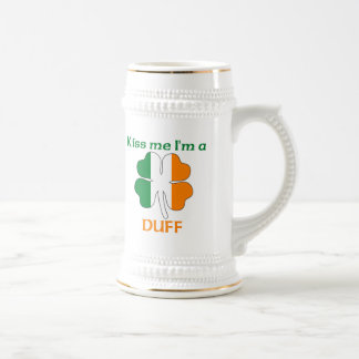 Jarra De Cerveza Los irlandeses personalizados me besan que soy sin