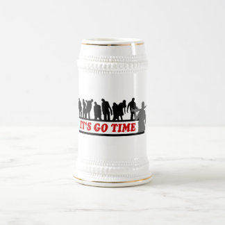 Jarra De Cerveza Los ZOMBIS frescos que es van diseño del tiempo