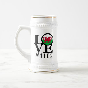 Jarra De Cerveza LOVE Wales