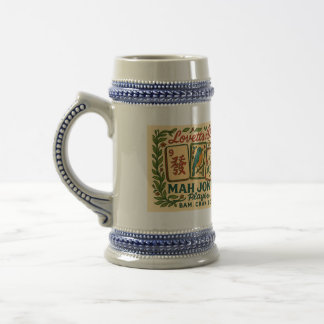 Jarra De Cerveza Lovettsville Mah Jongg Stein