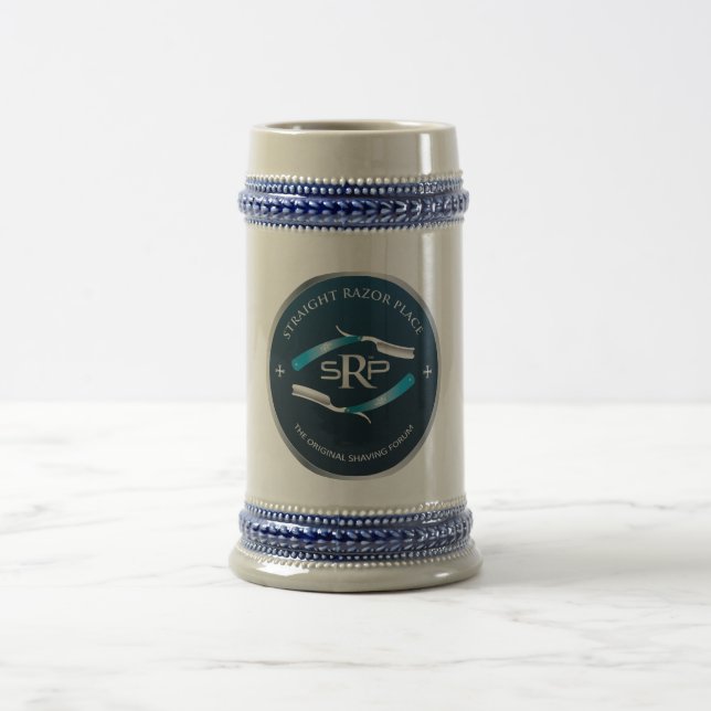 Jarra De Cerveza Lugar Stein de la maquinilla de afeitar recta (Centro)