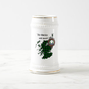 Jarra De Cerveza MacArthur Clan Badge Stein