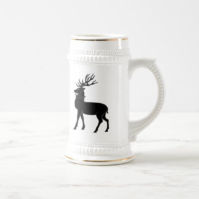 Jarra De Cerveza Macho heráldico Stein (Derecha)