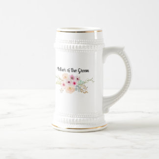Jarra De Cerveza MADRE acuarela de la fiesta nupcial GROOM