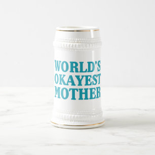 Jarra De Cerveza Madre de Okayest del mundo