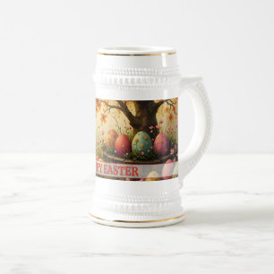 Jarra De Cerveza Magia de Floración Primaveral con Esplendor de Hue