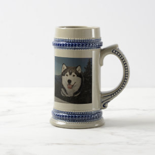 Jarra De Cerveza Malamute de Alaska Stein