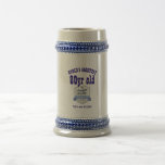 Jarra De Cerveza Mans 80th Birthday Gift Worlds Greatest Personized<br><div class="desc">Puede editar el texto de este regalo de cumpleaños número 80 utilizando la ficha PERSONALIZAR. Este regalo estilo premio 'envejecido a la perfección' es grandioso para el abuelo, el padre, el bisabuelo, tío, hermano, amigo, vecino, cualquier hombre que esté celebrando su ochenta cumpleaños. Ochenta es un gran hito y debería...</div>