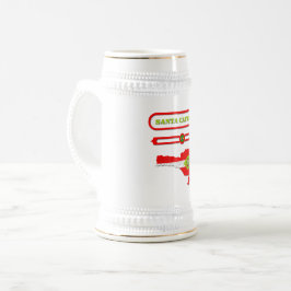 JARRA DE CERVEZA MAPA DE SANTA CATARINA. SAMER BRASIL