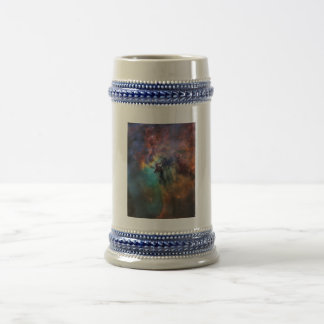 Jarra De Cerveza Mares tormentosos de la nebulosa de la laguna en S