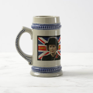 Jarra De Cerveza Margaret Thatcher me encanta Maggie