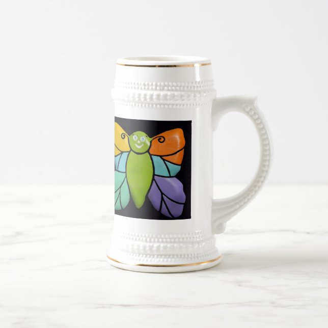 Jarra De Cerveza Mariposa, Stein (Derecha)