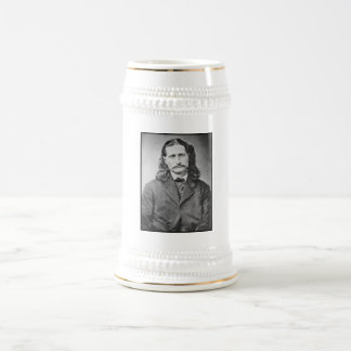 Jarra De Cerveza Mariscal del viejo oeste Wild Bill Hickok pistoler