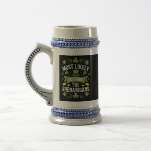 Jarra De Cerveza Más Probable Que Inicie La Traviesa St Patricks
