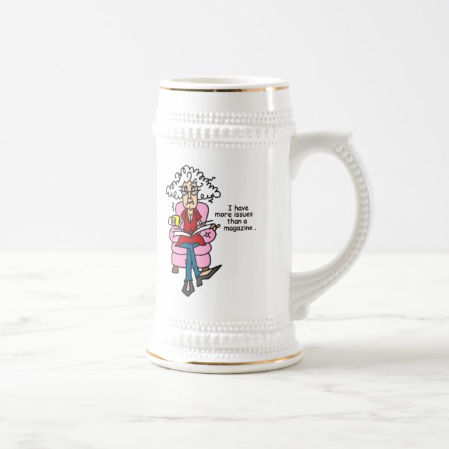 Jarra De Cerveza Más temas que humor de revista (Derecha)