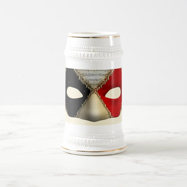 Jarra De Cerveza Máscara de mascarada (Centro)