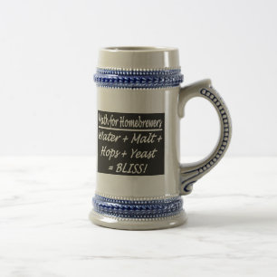 Jarra De Cerveza Matemáticas para Homebrewers -- Stein