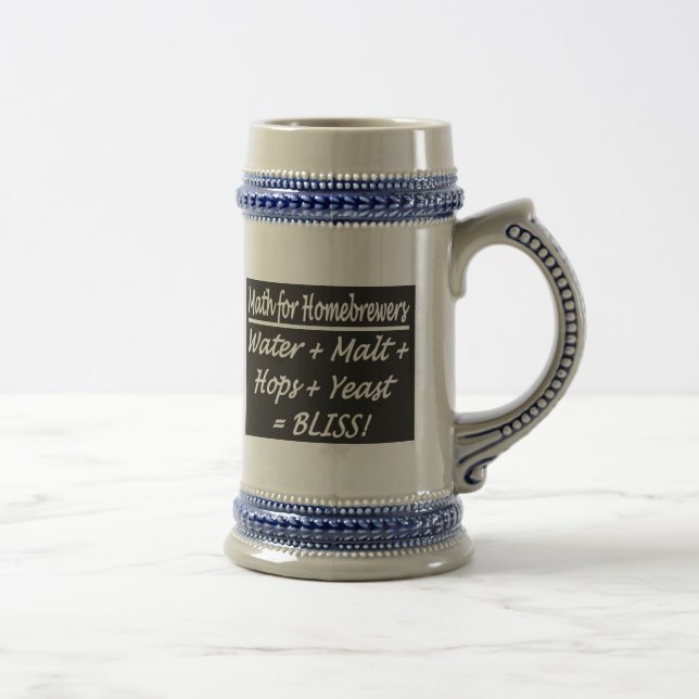 Jarra De Cerveza Matemáticas para Homebrewers -- Stein (Derecha)