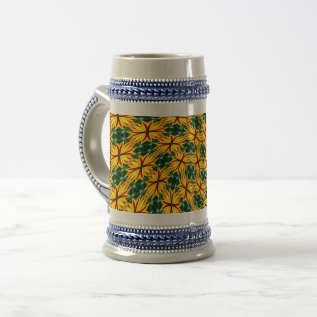 Jarra De Cerveza Me Gustan Las Flores Únicas (Anverso izquierdo)